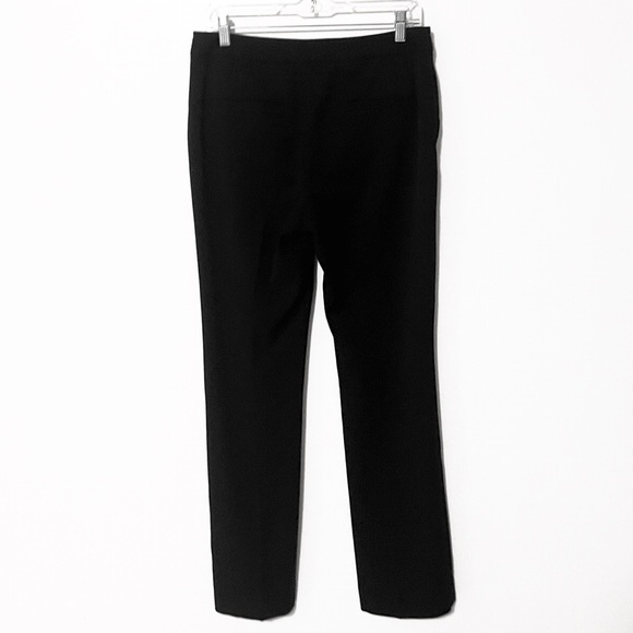 White House Black Market Slim Bootcut Mid Rise Solid Black Dress Pants Size 8 - Picture 3 of 8